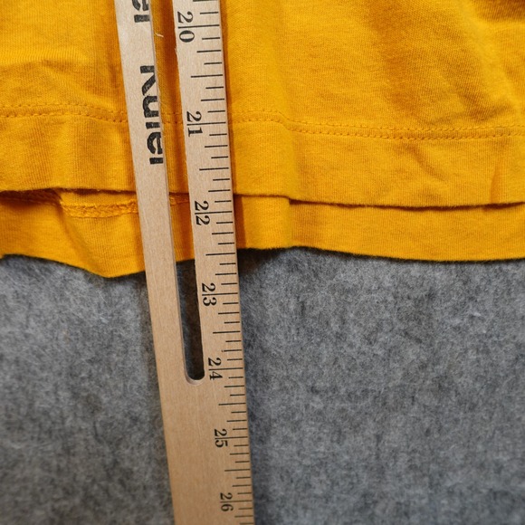 Ralph Lauren Top Womens Small Long Sleeve Ruffle Cuff Gold Button Crew Neck - Picture 10 of 11